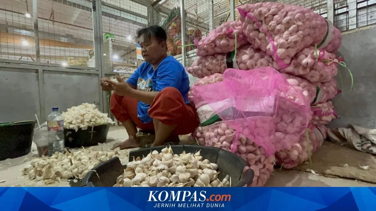Perjuangan Buruh Pengupas Bawang di Pasar Legi Solo Bertahan Hidup dengan Upah Minim